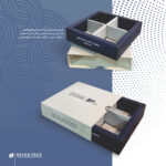 چاپ جعبه همراه با مقسم و ارگانایزر