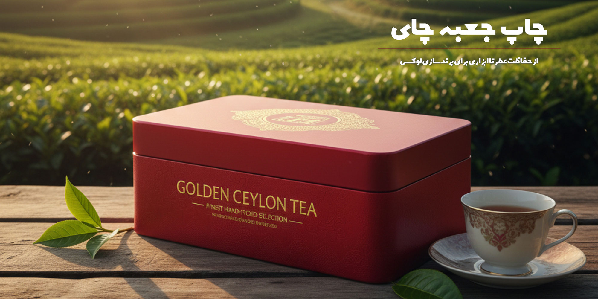 چاپ جعبه چای